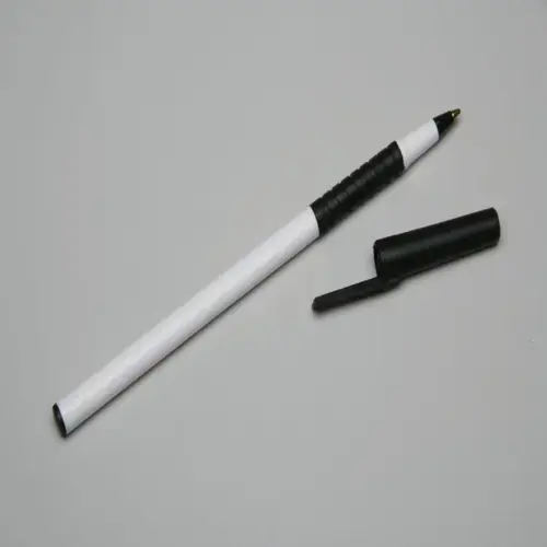 ALPHABASIC BALLPOINT PEN WITH GRIP - MEDIUM POINT BLACK INK